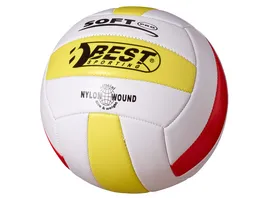 Best Volleyball weiss gelb rot 10130