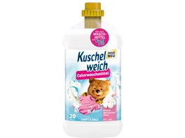Kuschelweich Colorwaschmittel Fluessig Sanft Mild 20 WL