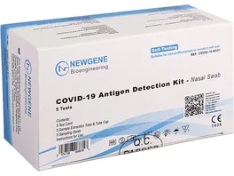 NEWGENE Selbsttest COVID19 Antigen Nasal 5 Stueck