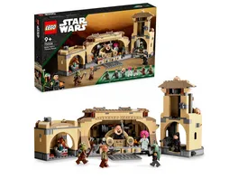 LEGO Star Wars 75326 Boba Fetts Thronsaal Set zum Bauen mit Minifiguren