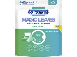 Dr Beckmann Magic Leaves Waschmittelblaetter Universal 25St