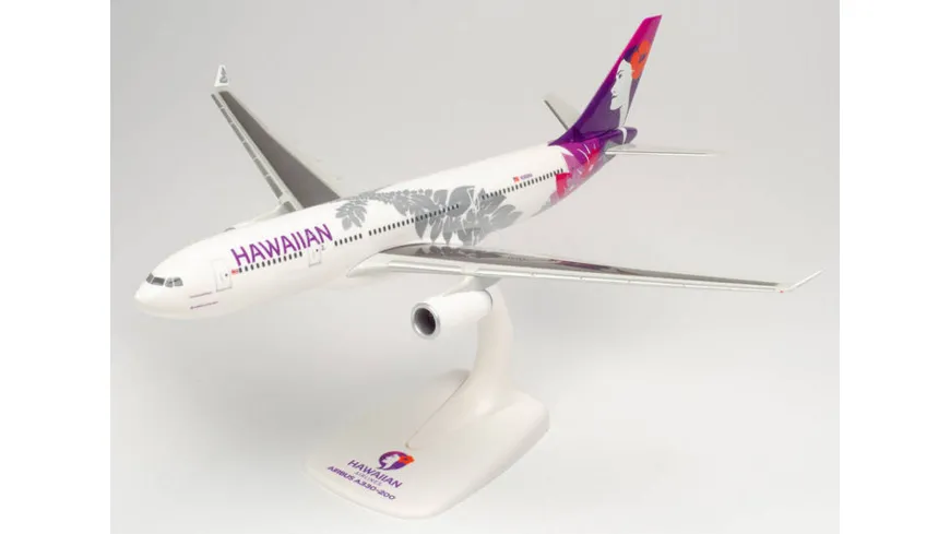 Herpa 613408 - HAWAIIAN AIRLINES AIRBUS A330-200 – N360HA “TUTUKAMOLEHONUA”