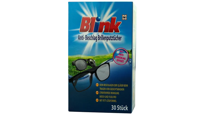 Blink Anti-Beschlag Brillenputztücher