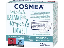 Cosmea Slipeinlagen Normal mit pH Wert Balance 52 Stueck