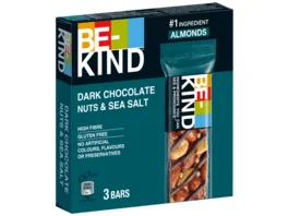 BE KIND Dark Chocolate Nuts SeaSalt 3er Pack