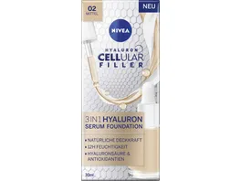 NIVEA Cellular Filler 3in1 Hyaluron Serum Foundation mittel 30ml