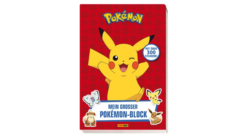 Pokémon: Mein großer Pokémon-Block mit über 300 Stickern!