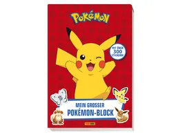 Pokemon Mein grosser Pokemon Block mit ueber 300 Stickern