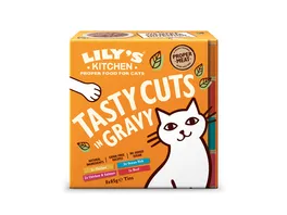 Lilys Kitchen Katzennassfutter Tasty Cuts in Gravy Multipack 8x85 g