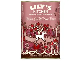 Lilys Kitchen Hundenassfutter Venison Wild Boar Terrine 400 g