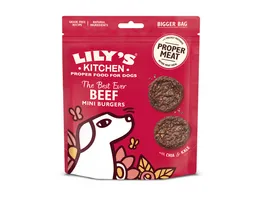 Lilys Kitchen Hundesnack Treats Beef Burger 70 g
