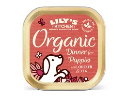 Lilys Kitchen Hundenassfutter Organic Dinner for Puppies 150 g