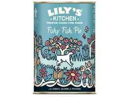 Lilys Kitchen Hundenassfutter Fishy Fish Pie 400 g