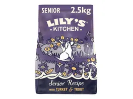 Lilys Kitchen Hundetrockenfutter Senior Turkey Trout 2 5 kg