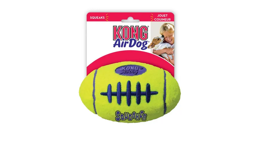 KONG Hundespielzeug Airdog Squeaker Football M