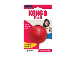 KONG Hundespielzeug Ball S rot 6 5 cm