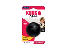 KONG Hundespielzeug Extreme Ball M L schwarz 7 5 cm