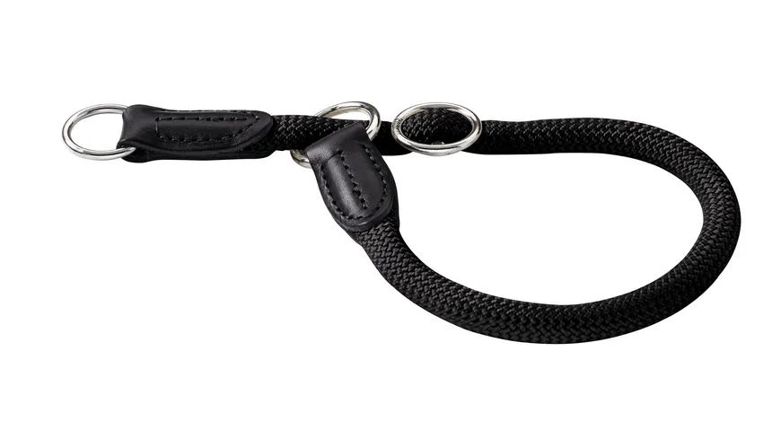 Hunter Hunde Dressurhalsung Freestyle, Farbe: schwarz, Maße: 30 / 0,8 cm