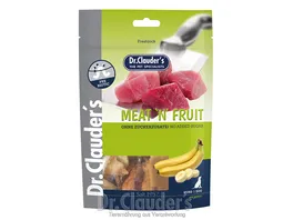 Dr Clauders Hundesnack Meat Fruit Banane Huhn 80g