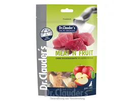 Dr Clauders Hundesnack Meat Fruit Apfel Huhn80g