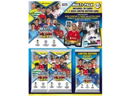 Topps UEFA Champions League Match Attax Extra 2021 2022 Trading Cards Multipack