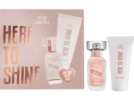 NAOMI CAMPBELL Here To Shine Eau de Toilette Geschenkpackung