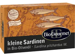 BioGourmet kleine Sardinen in Bio Olivenoel