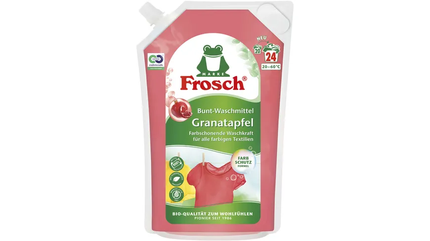 Frosch Waschmittel Bunt Granatapfel