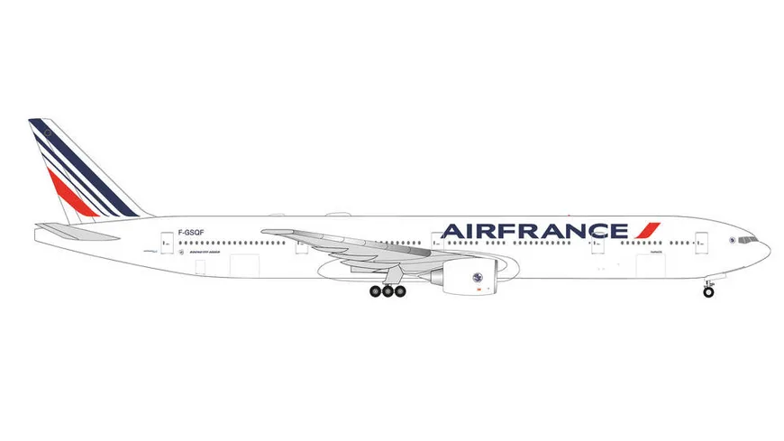 Herpa 535618 Wings - AIR FRANCE BOEING 777-300ER - 2021 LIVERY – F-GSQF “PAPEETE”