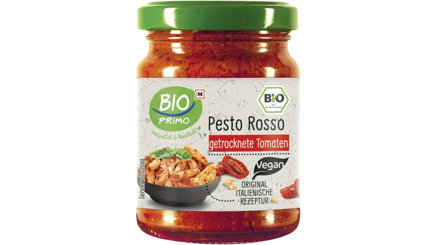 BIO PRIMO Bio Pesto Rosso Getrocknete Tomaten