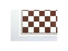 Weible Spiele Schach und Dame Spielplan faltbar Kunststoff Feldgroesse 55 mm