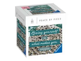 Ravensburger Puzzle Beeing yourself is what makes you unique Peace by Piece 99 Teile