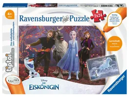 Ravensburger tiptoi Puzzle fuer kleine Entdecker Die Eiskoenigin 2x24 Teile Kinderpuzzle ab 4 Jahren