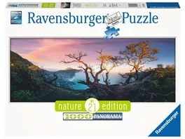 Ravensburger Puzzle Schwefelsaeure See am Mount Ijen Java Nature Edition 1000 Teile