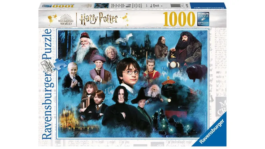 Ravensburger Puzzle - Harry Potters magische Welt - 1000 Teile Harry Potter Puzzle für Erwachsene und Kinder ab 14 Jahren