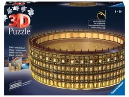 Ravensburger Puzzle 3D Puzzles Kolosseum in Rom bei Nacht leuchtet im Dunkeln