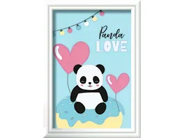 Ravensburger Beschaeftigung CreArt Malen nach Zahlen 20058 Panda Love Kinder ab 7 Jahren