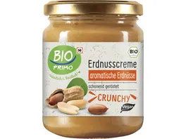 BIO PRIMO Bio Erdnusscreme Crunchy