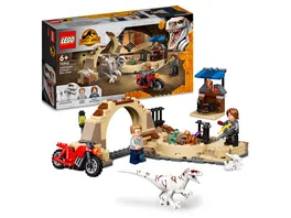 LEGO Jurassic World 76945 Atrociraptor Motorradverfolgungsjagd Set