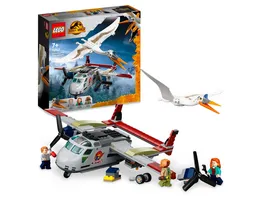 LEGO Jurassic World 76947 Quetzalcoatlus Flugzeug Ueberfall Spielzeug
