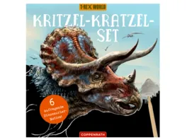 Die Spiegelburg Kritzel Kratzel Set Triceratops T Rex World