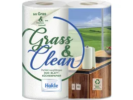 Hakle Kuechenpapier Grass Clean Haushaltstuecher