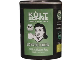 KULTBOHNE Bio Kaffee Bohnen Dose Crema
