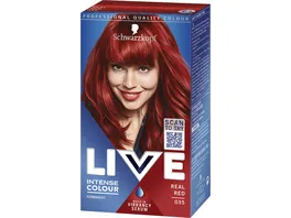 Schwarzkopf LIVE Haarfarbe Permanent 35 Real Red