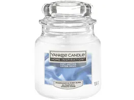 Yankee Candle Home Inspiration Kleine Kerze im Glas Soft Cotton