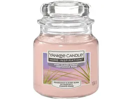 Yankee Candle Home Inspiration Kleine Kerze im Glas Pink Island Sunset