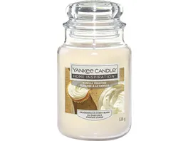 YANKEE CANDLE Grosse Kerze im Glas Vanilla Frosting