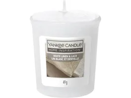 Yankee Candle Home Inspiration Samplers Votivkerze White Linen Lace