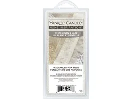 YANKEE CANDLE Wax Melts White Linen Lace