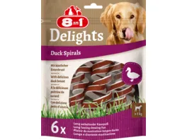 8in1 Delights Duck Spirals Hundesnack